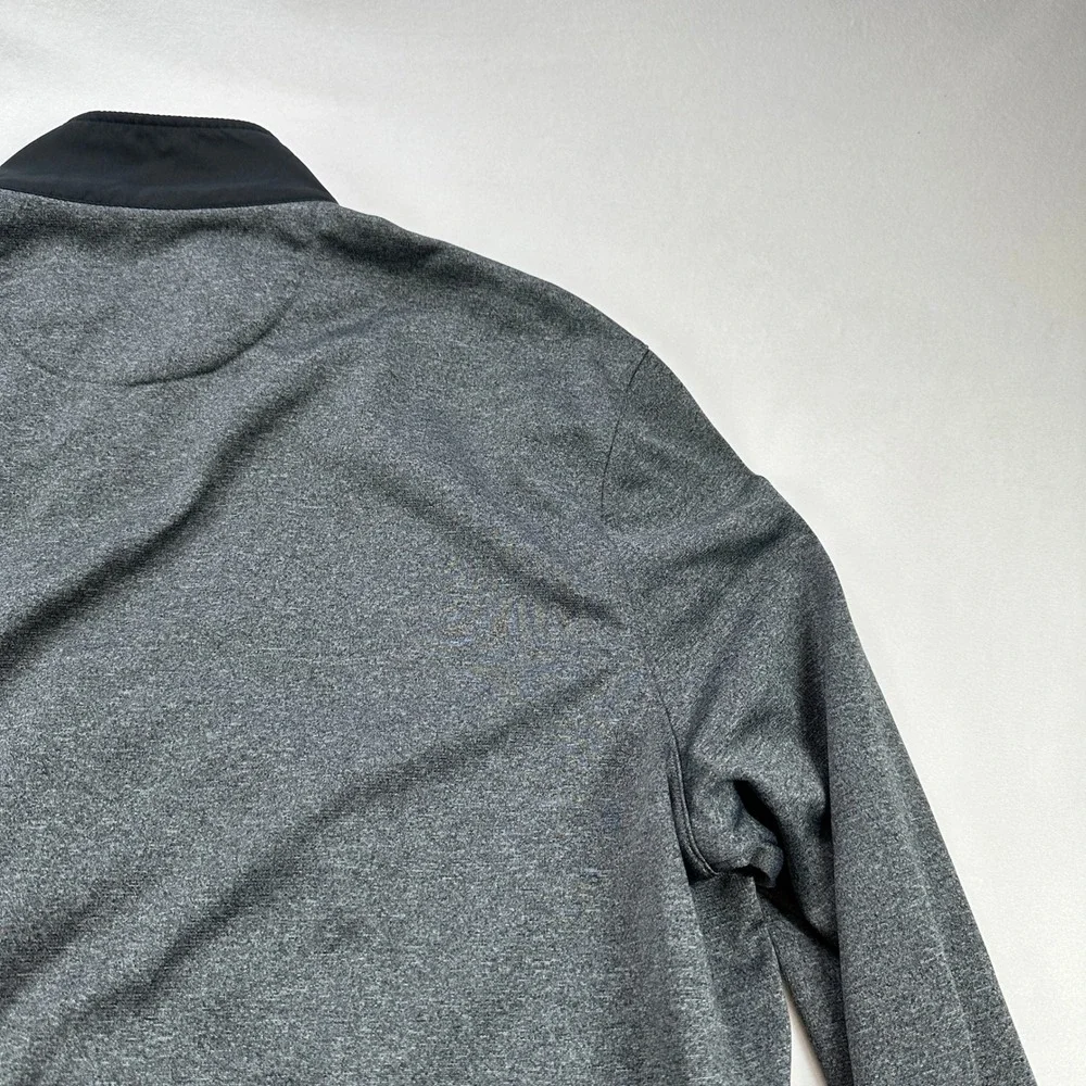 Callaway Golf‎ Weather Series Quilted Full Zip Jacket Mens Medium Gray Black